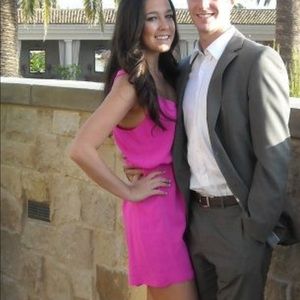 Amanda Uprichard HOT pink dress!